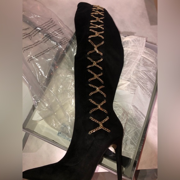 J Lo Jennifer Lopez Ayana Over the Knee Thigh Boots New - Picture 3 of 4